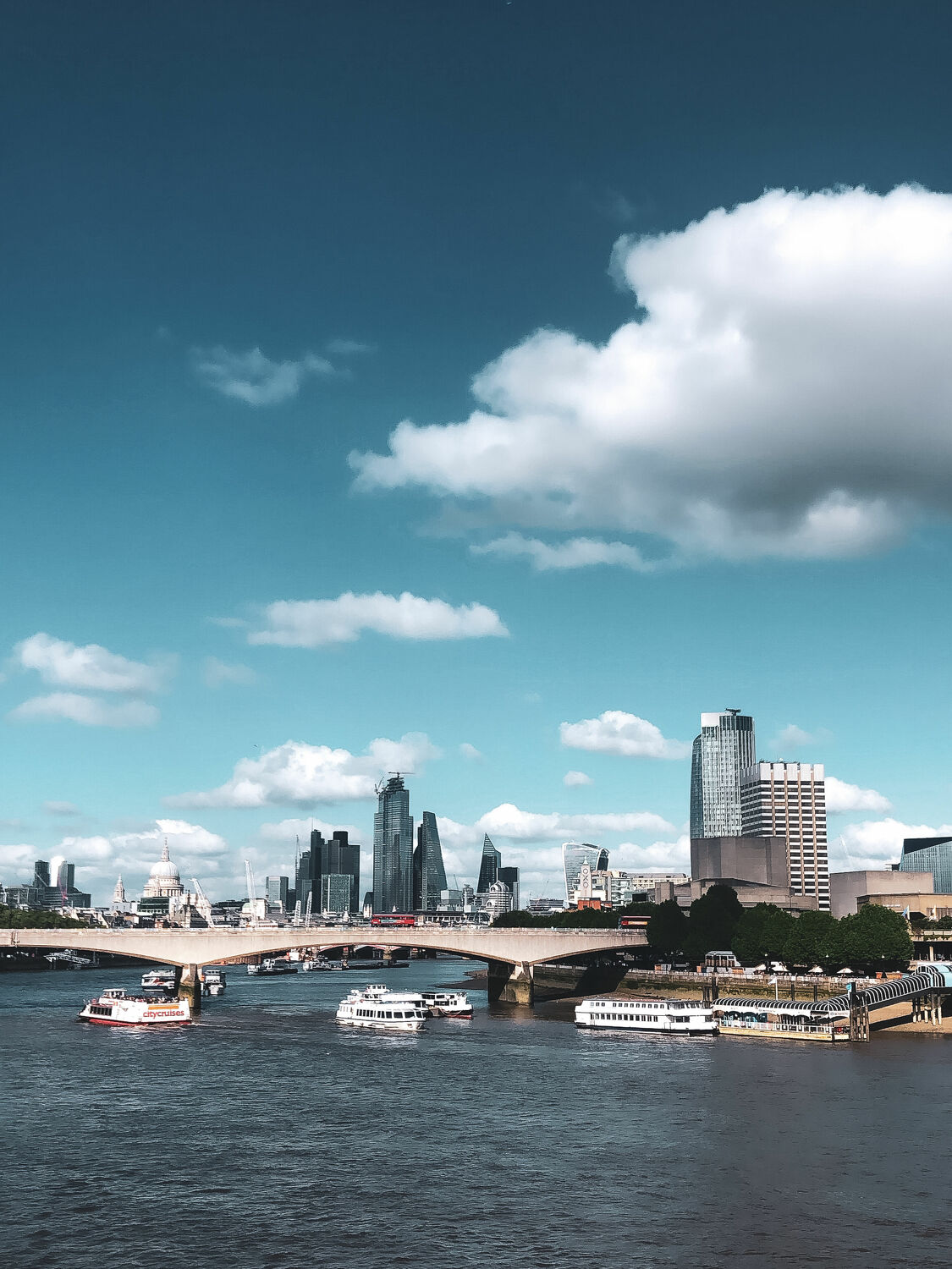 Bild mit London, City of London, Brücke, Themse, Fluss