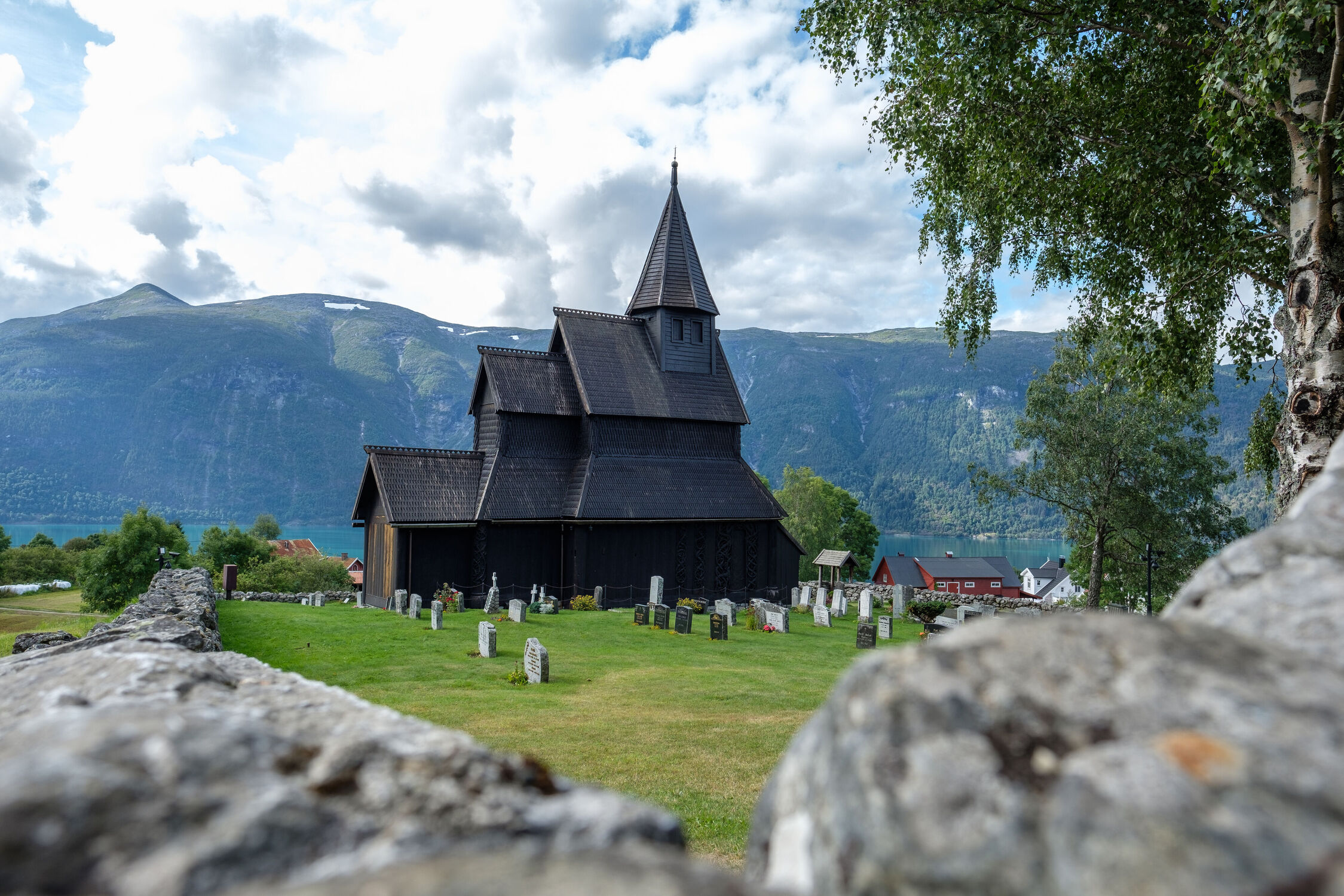 Bild mit Kirchen, Norwegen, Stabkirche. Urnes