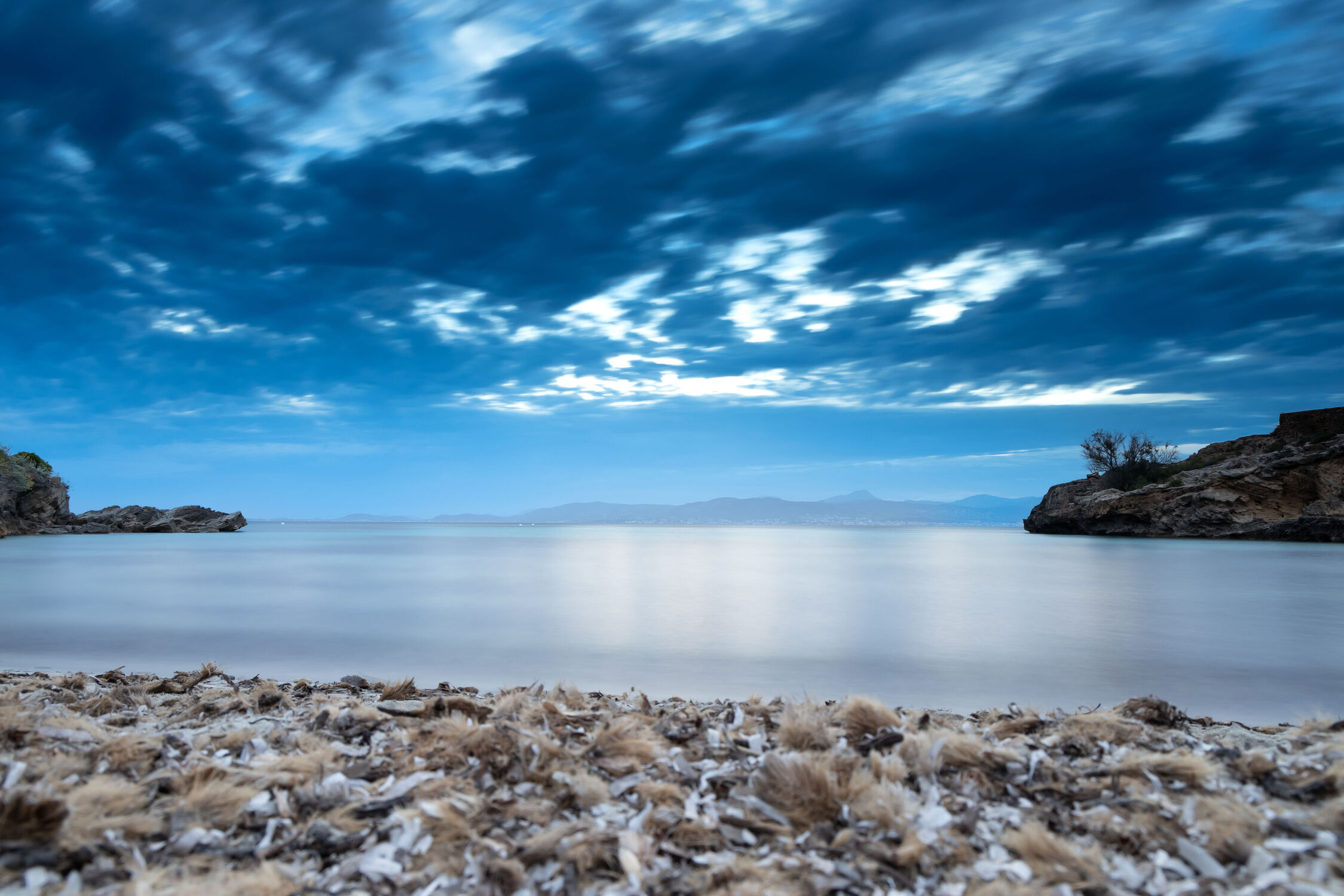 Bild mit Wolken, Strand, Sandstrand, Meerblick, Meer, Spain, mallorca, Balearen, Palma de Mallorca, ibiza