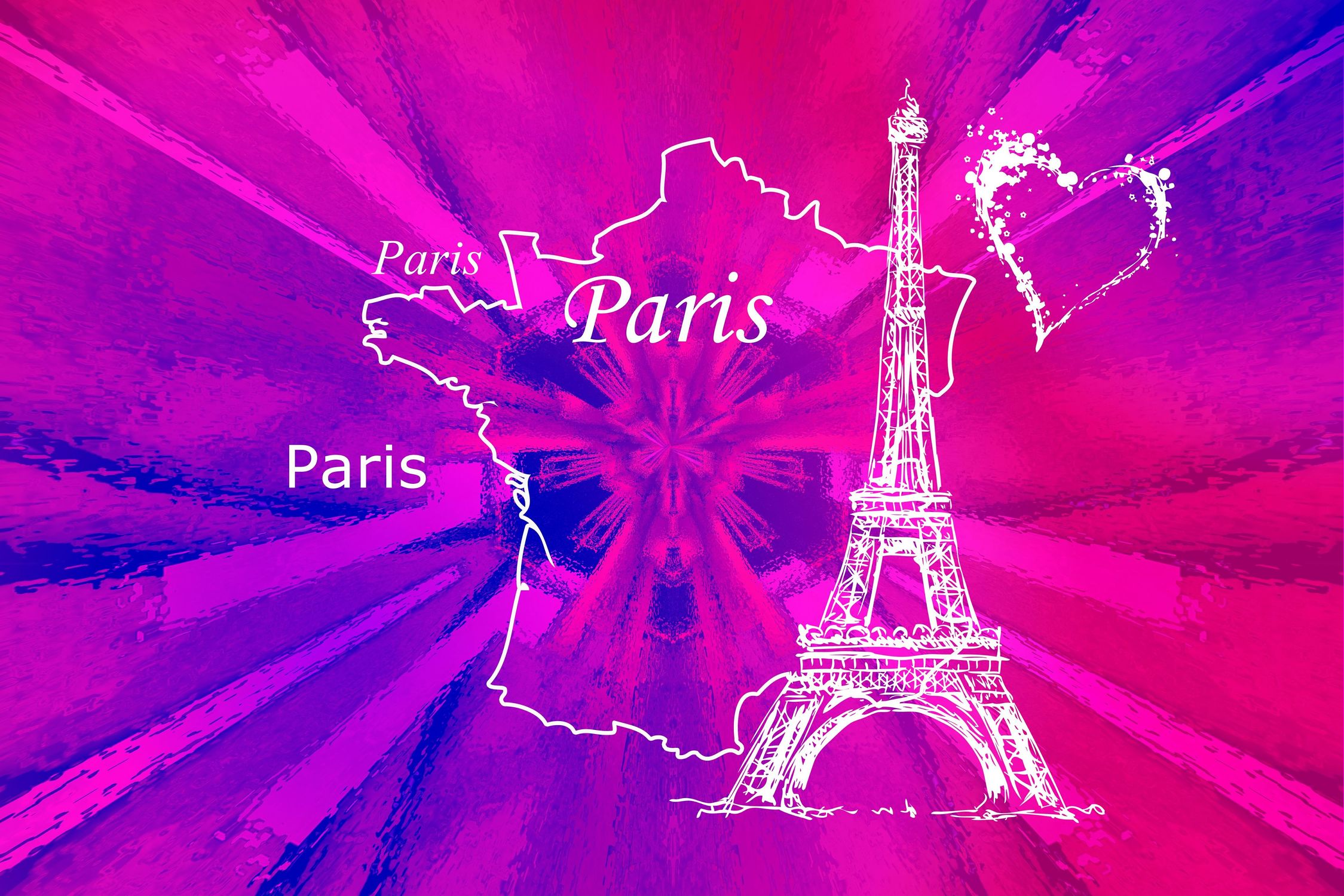 Bild mit Wahrzeichen, Frankreich, Paris Eiffel Tower, Eiffelturm, Paris, turm, weltwunder