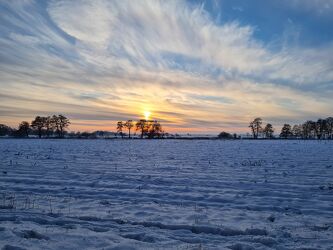 Bild mit Winter, Sonnenuntergang, winterlandschaft
