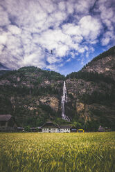 Bild mit Berge, Österreich, Wolkenblick, Wasserfall, Feldblick, Blick über das Feld, Wolkenträumerei, Naturfotografie, Enten und Vögel, Bergblick