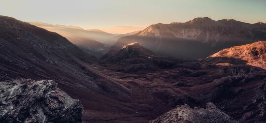 Bild mit Berge, Sonnenaufgang, Alpen