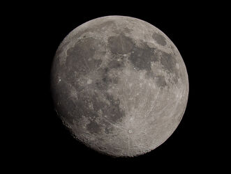 Bild mit Mond, Nacht, Weltraum, Vollmond, Krater, HImmelskörper
