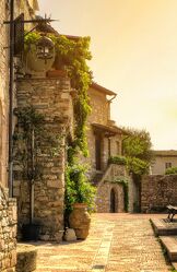 Bild mit Urlaub, Italien, Sommer, Reisen, romantisch, fassade, malerisch, Assisi, umbrien