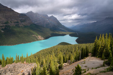 Bild mit Natur, Landschaften, Seen, Reisen, Naturlandschaften, Berglandschaft, Nordamerika, Banff National Park, Rocky Mountains, Kanada