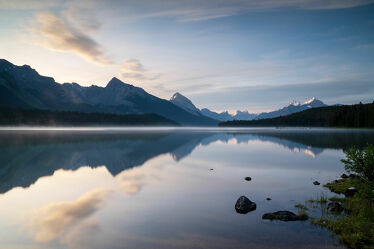 Bild mit Natur, Landschaften, Nationalparks, Reisen, Naturlandschaften, Morgenstimmung, Nordamerika, Alberta, Kanada, Jasper National Park