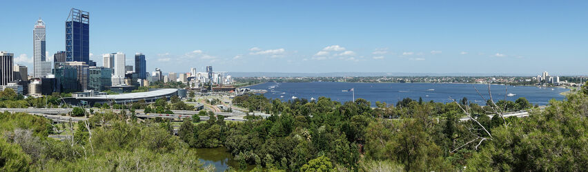 Skyline von Perth, Australien