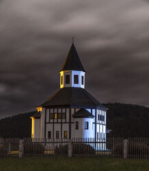 Romantische Kirche im Riesengebirge