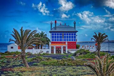 Arrieta, Das Blaue Haus [Casa Juanita] (Lanzarote)