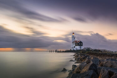 Lighthouse on the island of Marken