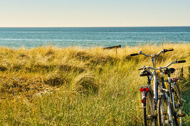 Bild mit Urlaub, Sommer, Strand, Ostsee, Meer, Düne, Küste, Reise, Fahrrad, Ausflug