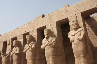 Bild mit Tempelanlagen, Ägypten, Geschichte