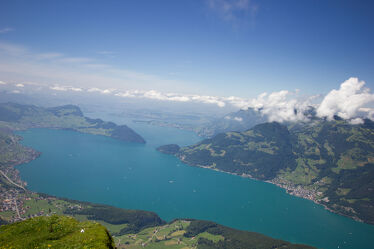 Lake lucerne in Switzerland on a sunny day