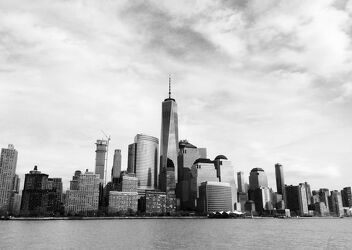 Bild mit Stadt, New York, USA, Amerika, one world trade center, skyscraper