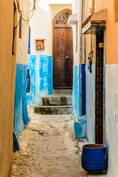 Bild mit Blau, Gasse, Stadt, Altstadt, historische Altstadt, Marokko, medina, rabat, eng