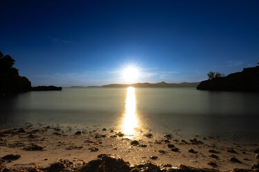 Bild mit Sonne, Meerblick, Meer, Insel, Filter Bilder, Felsenküste, Sonnenstern, Balearen, Palma de Mallorca, Palma
