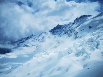Bild mit Natur, Schnee, Alpen, Swiss Mountain, Schweiz, eismeer, Switzerland