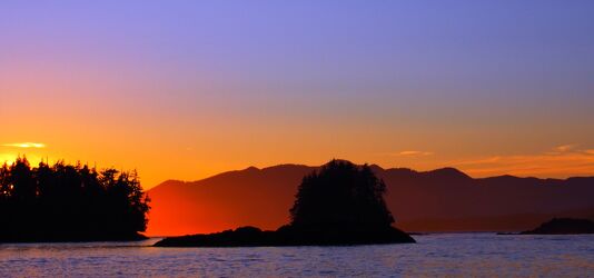 Bild mit Meere, Sonnenuntergang, Abendrot, Landschaft, Kanada
