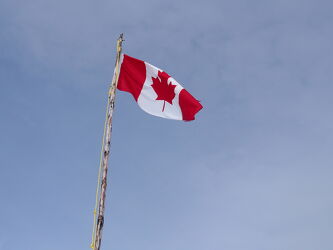 Bild mit Landschaften, Amerika, Kanada, Flagge
