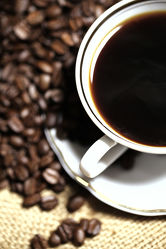 Bohnenkaffee Küchenbild Kaffeetasse