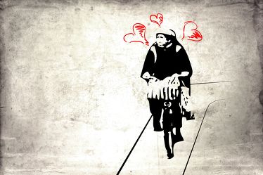 Bild mit street, Mural, banksy