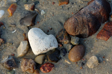 Herz am Ostsee Strand