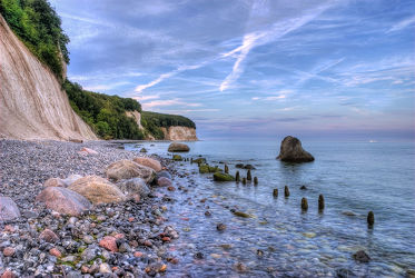 Bild mit Felsen, Stein, Urlaub, Strand, Ostsee, Meer, Steine, See, Gestein, Fels, Kreidefelsen