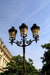 Straßenlaterne in Paris