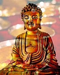 Bild mit Buddha