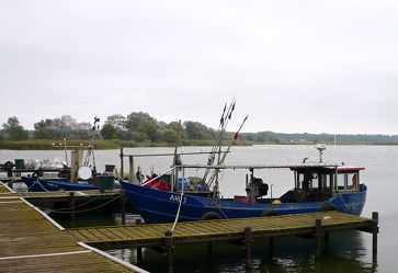 Fischerboote am Stettiner Haff