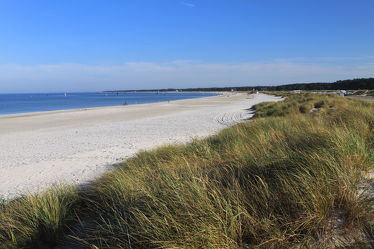 Bild mit Sand, Strand, Sandstrand, Ostsee, Düne, Dünen, See, Am Strand, Strandhafer