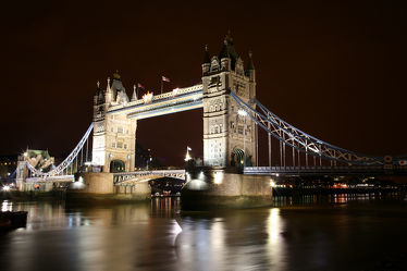 Bild mit Städte, England, London, Stadt, London Bridge, City, Nachtaufnahmen, Nacht, london tower bridge, Skyline, Stadtleben, night