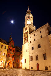 Görlitzer Rathaus bei Nacht