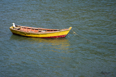 einsames Fischerboot
