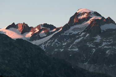 Bild mit Berge, Swiss Mountain, Abendlicht