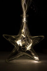 Bild mit Glas, Licht, Weihnachten, stern, lichtzauber