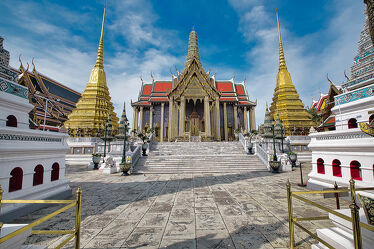 Bild mit Kunstwerk, asien, südostasien, Tempelanlagen, Tempel, Religion, Palast, Thailand, Bangkok, Königspalast