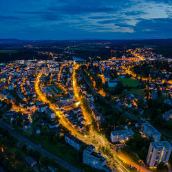 Schaffhausen bei Nacht
