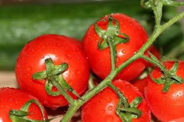 Bild mit Tomate, Tomaten, Gemüse, Küchenbild