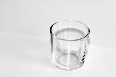 white single glas